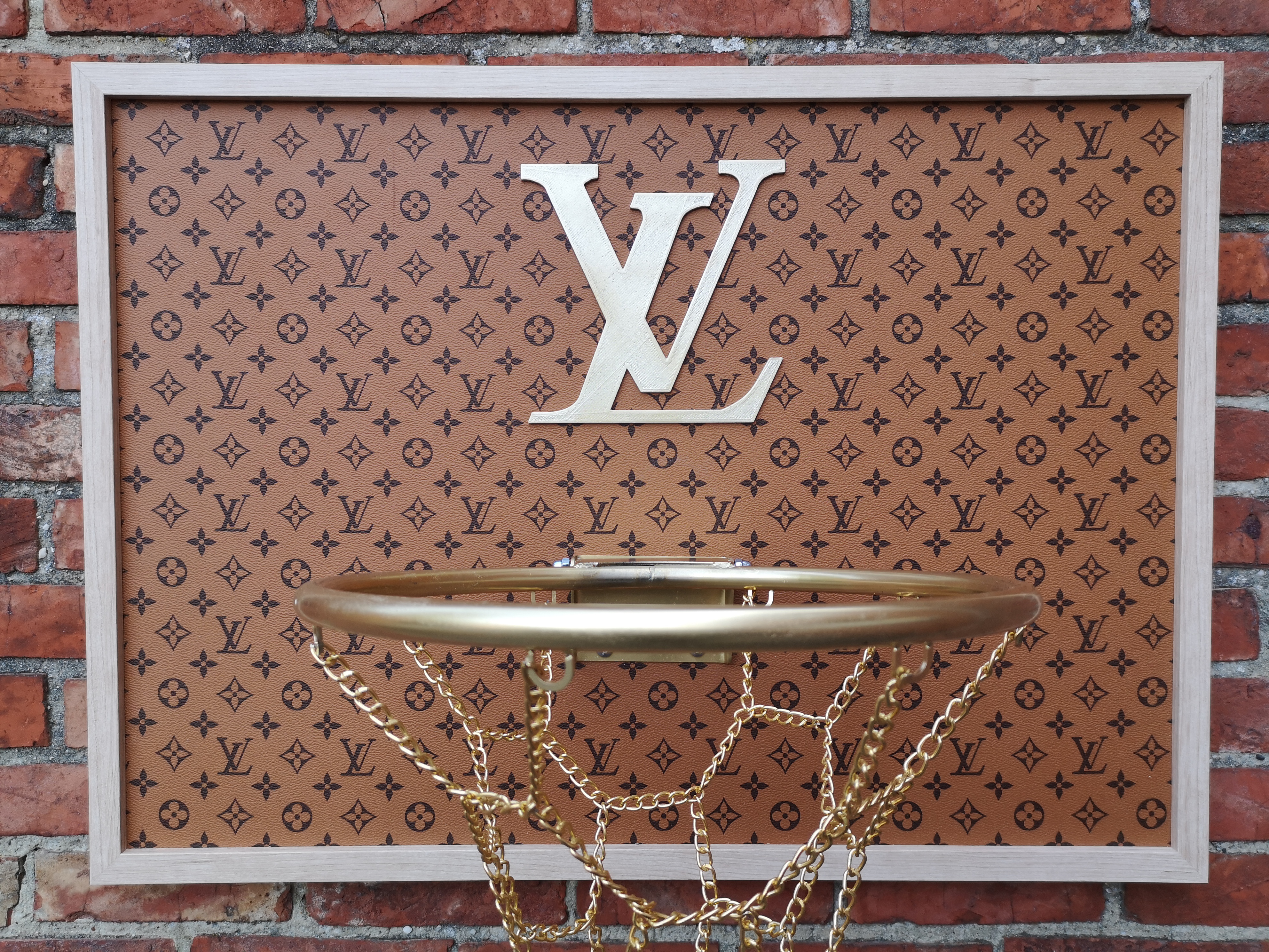 Basketball board inspired by Louis Vuitton