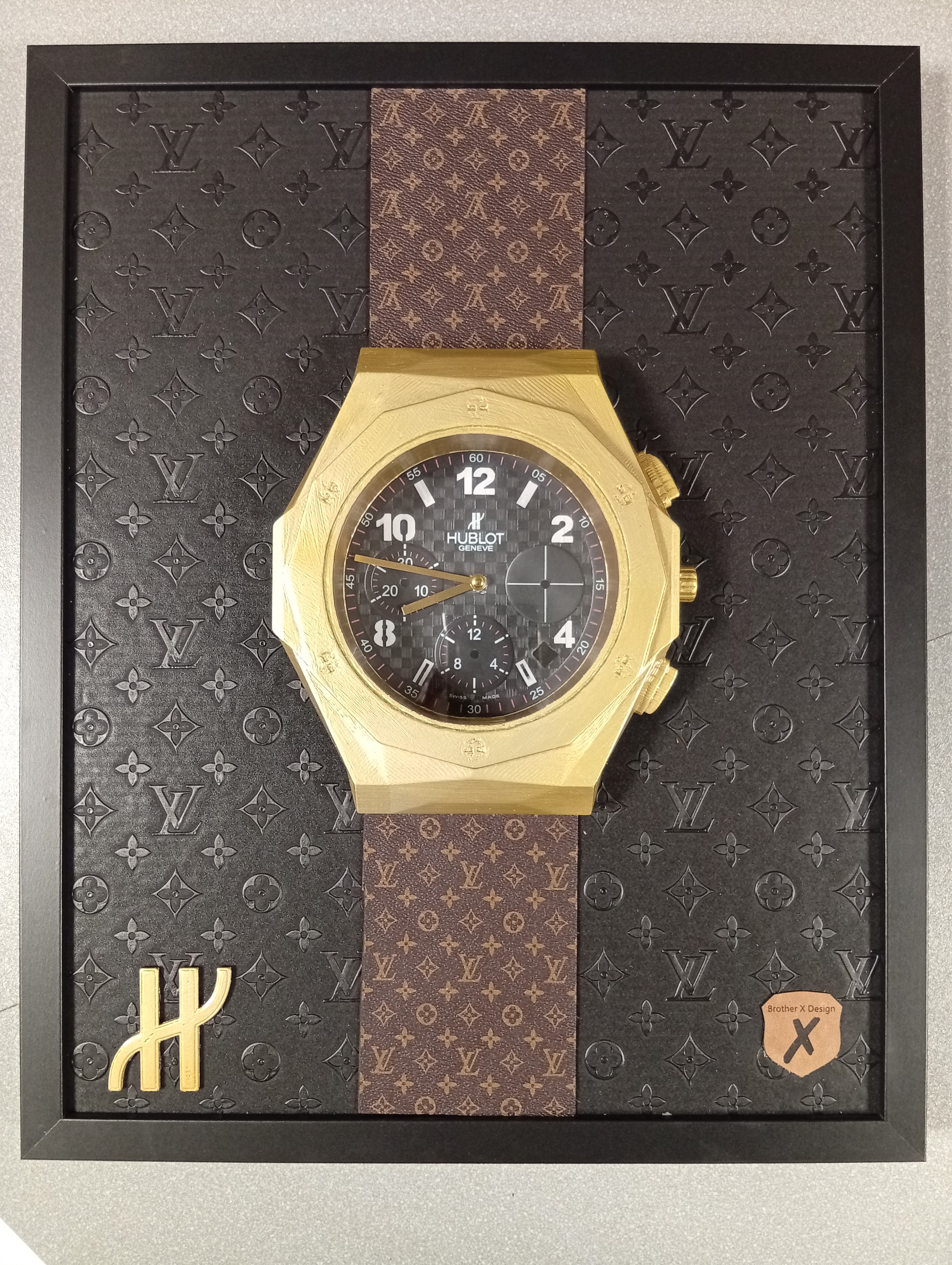 Hublot wall clock inspired by Louis Vuitton