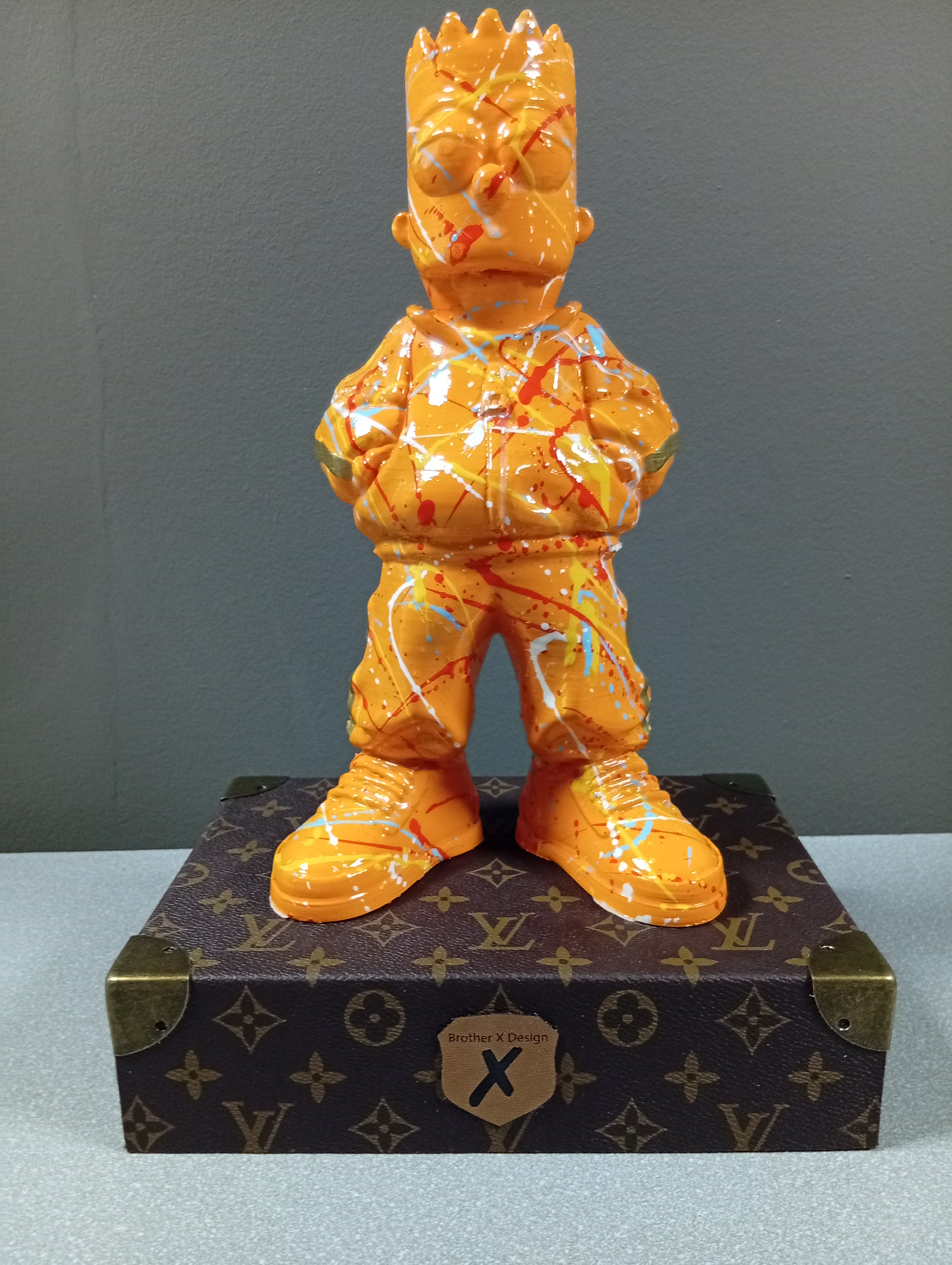 TBD Bart Simpson Urban style Vivid colors LV