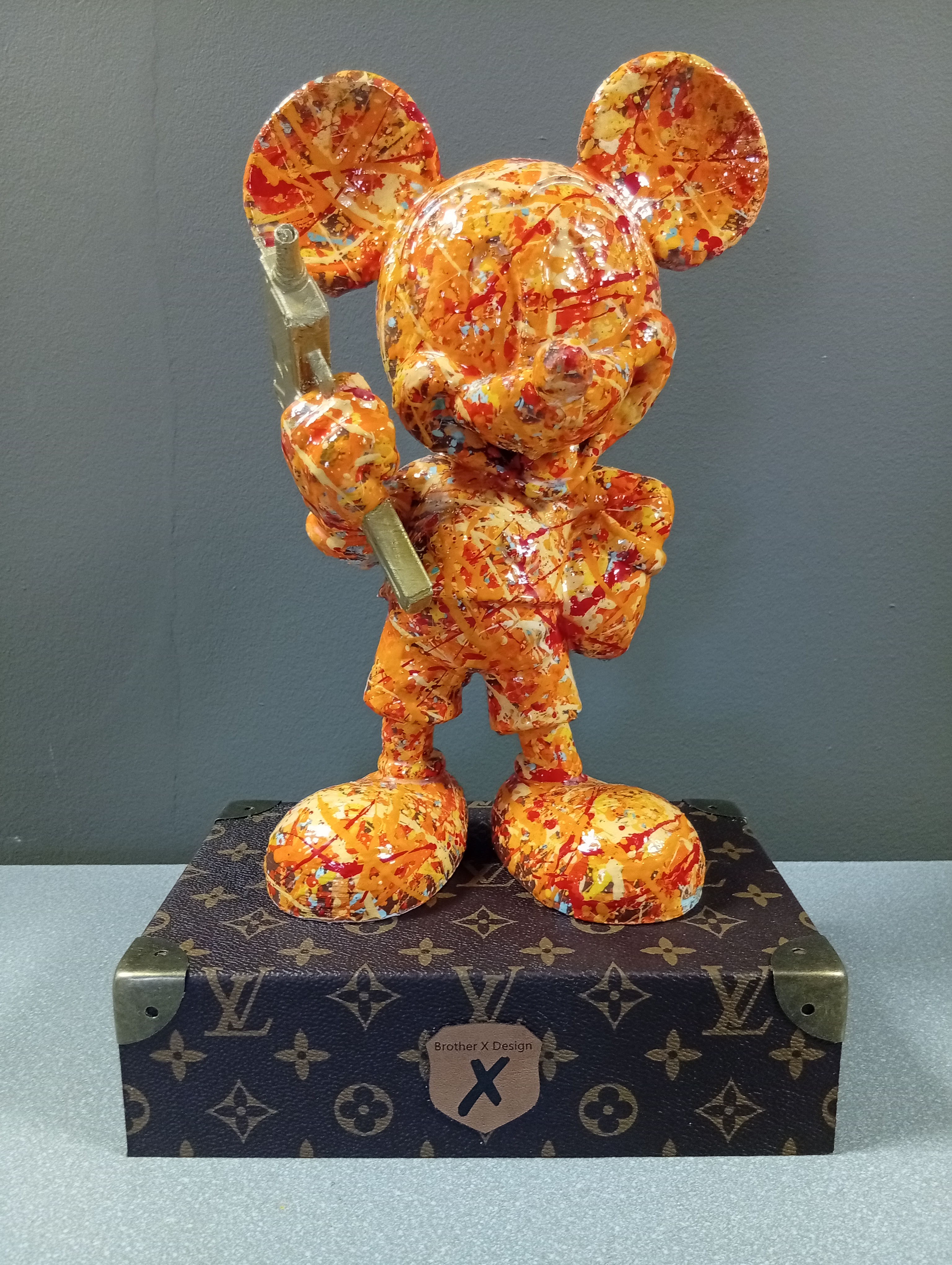 Armed and dangerous Mickey - LV Gallery edition